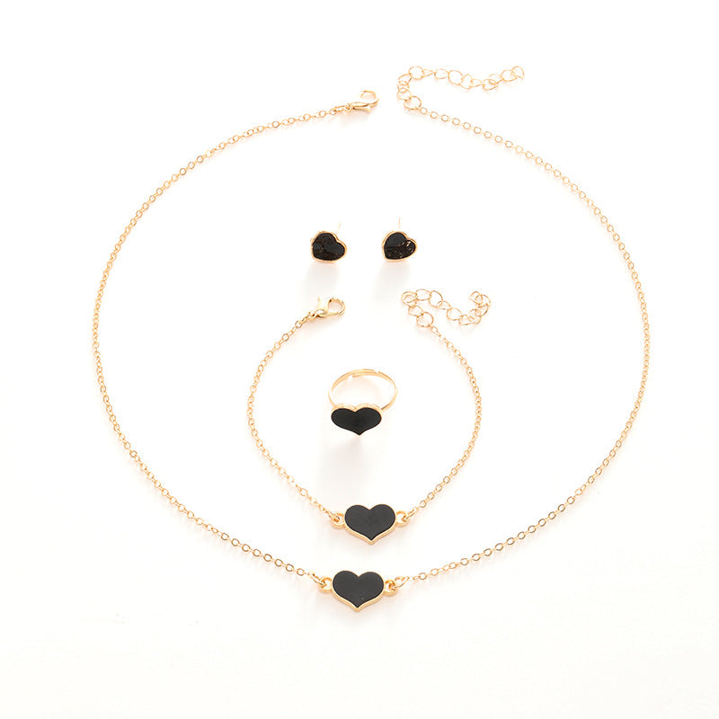 Heart Jewelry Set for her