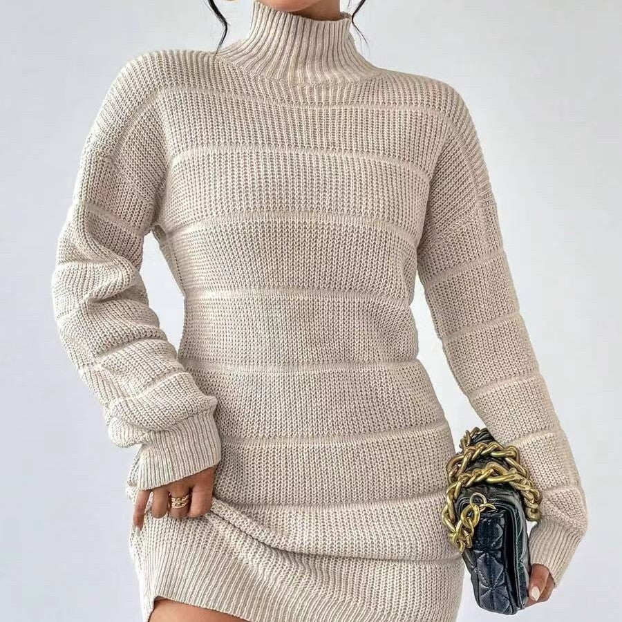 Effortless Muse: Cloud-Mini Dress
