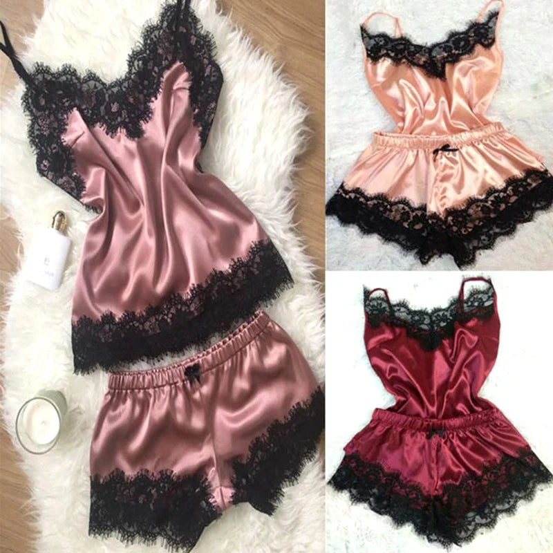 Sexy Women's Pajamas Sleeveless Camisole