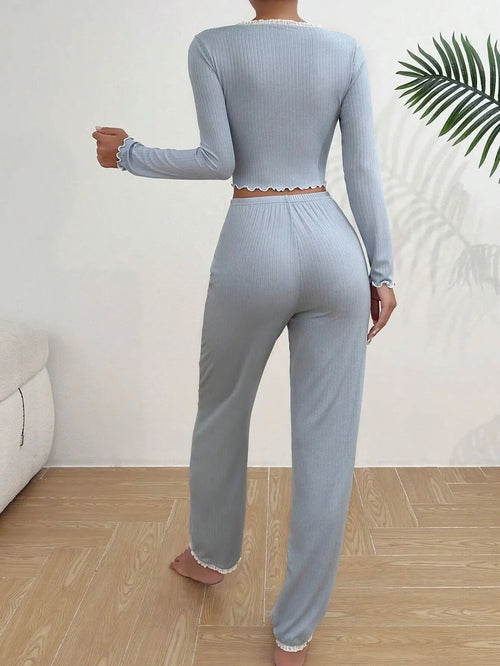 Autumn Winter Homewear Pajamas Set for Women