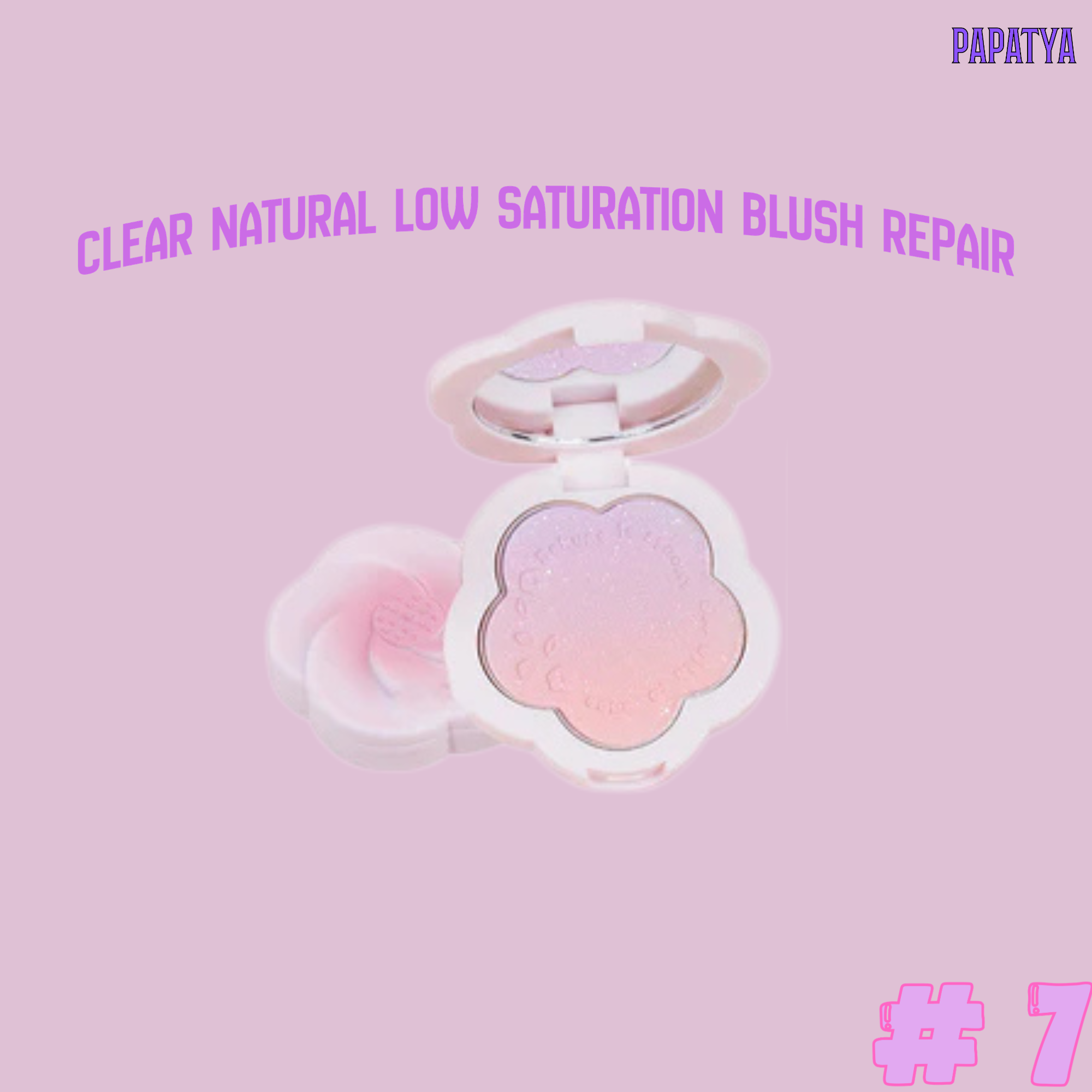 Clear Natural Low Saturation Blush Repair