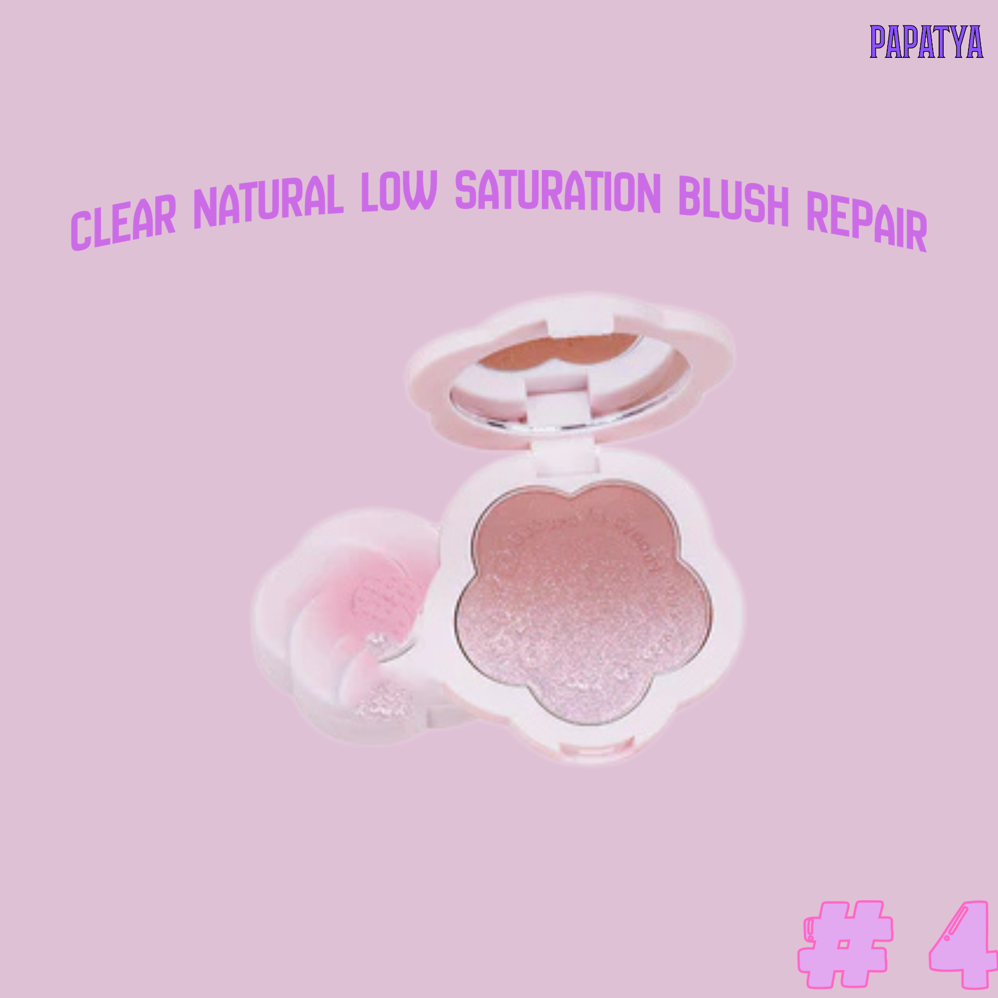 Clear Natural Low Saturation Blush Repair