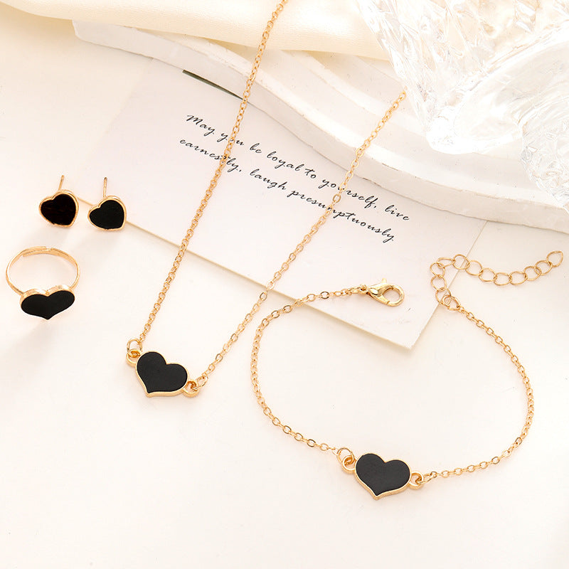 Heart Jewelry Set for her