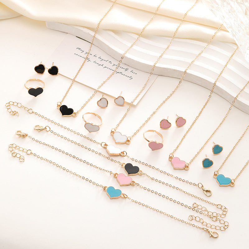 Heart Jewelry Set for her