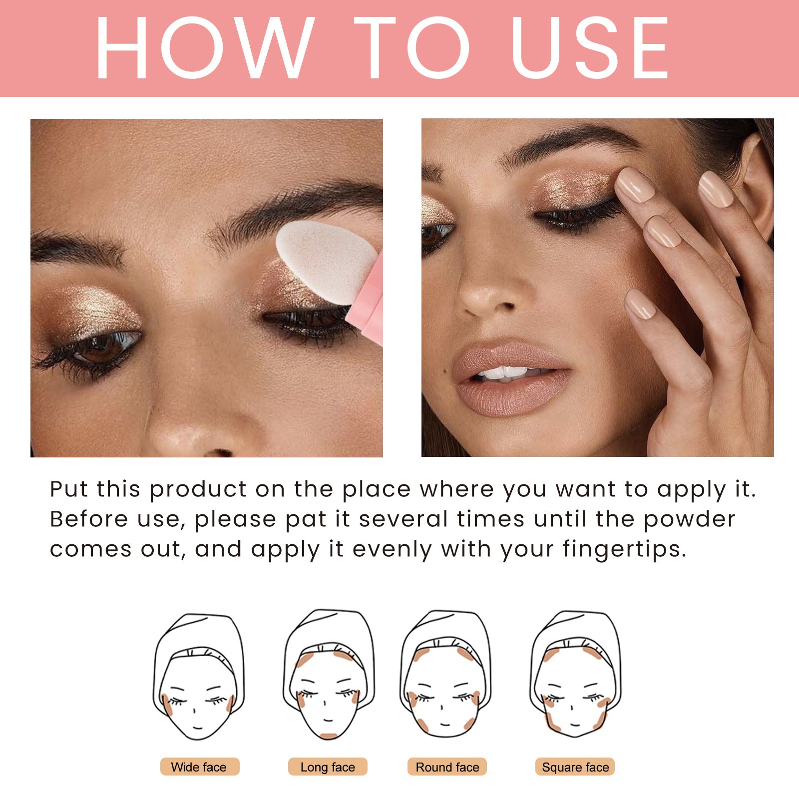 High Light Pat Powder Light High Light Brightening Natural